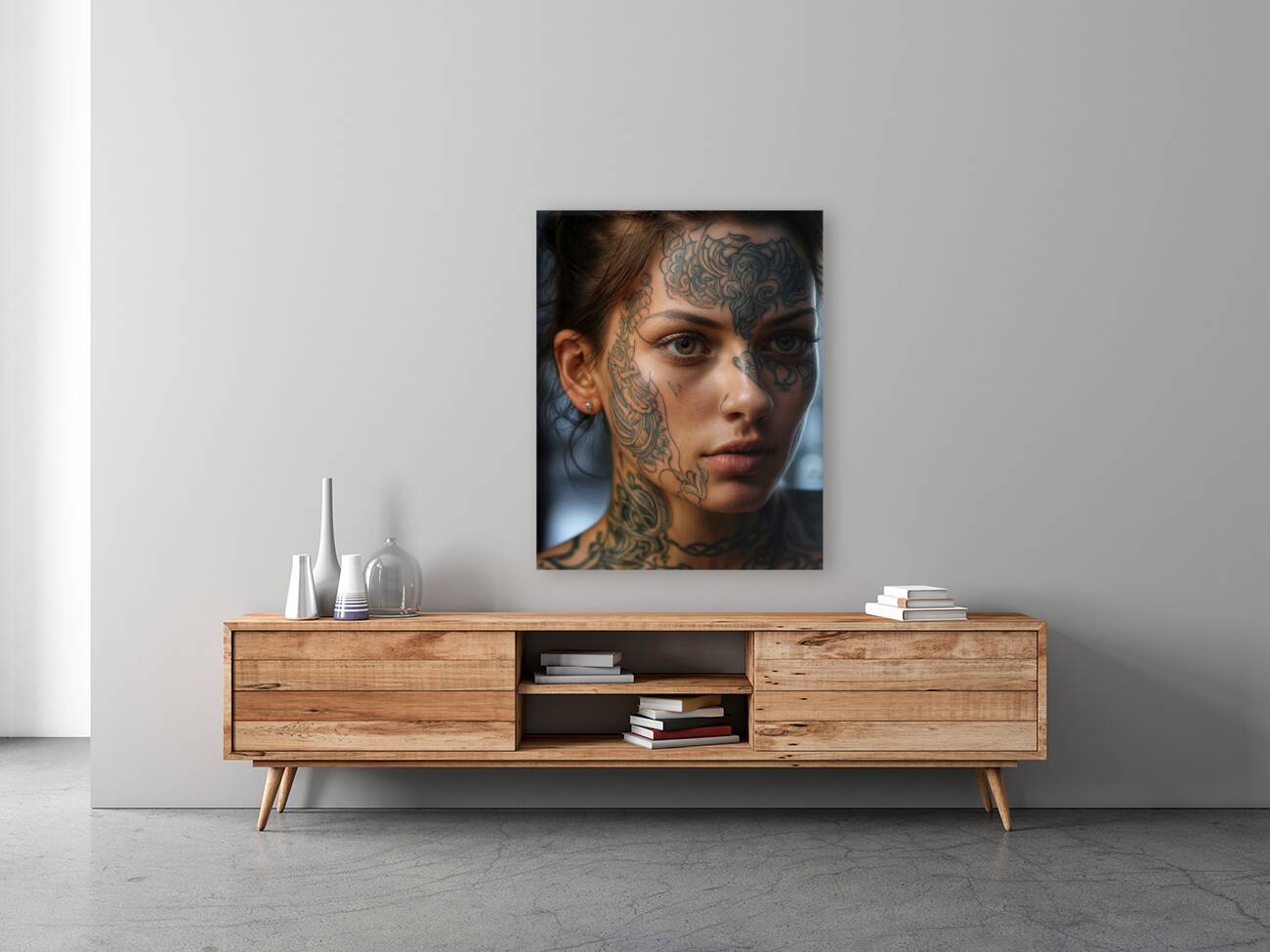 Face and Tattoos  Reproduction