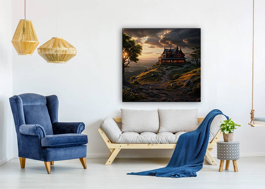 Dramatic Sunset  Reproduction