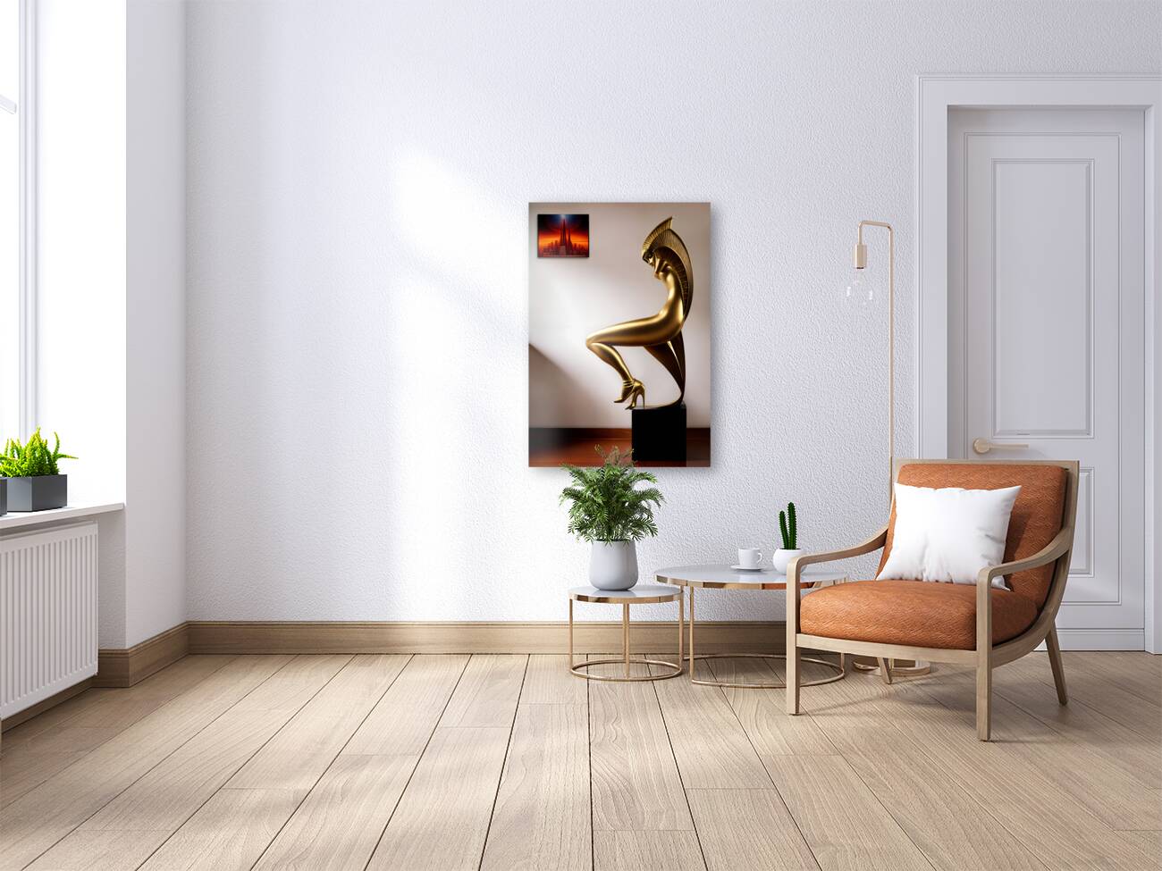  Golden Statue  Reproduction