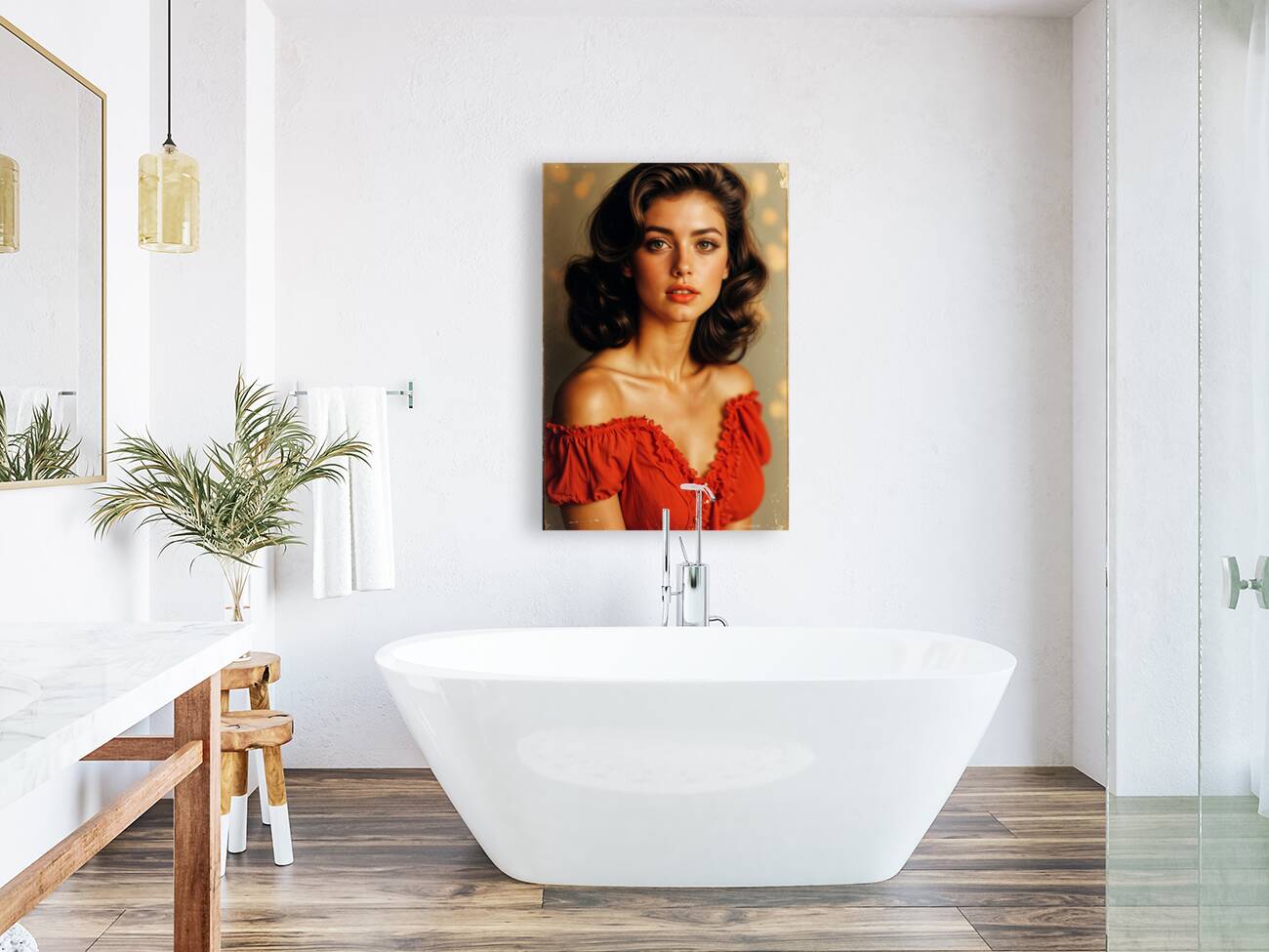 Alluring Portrait  Reproduction
