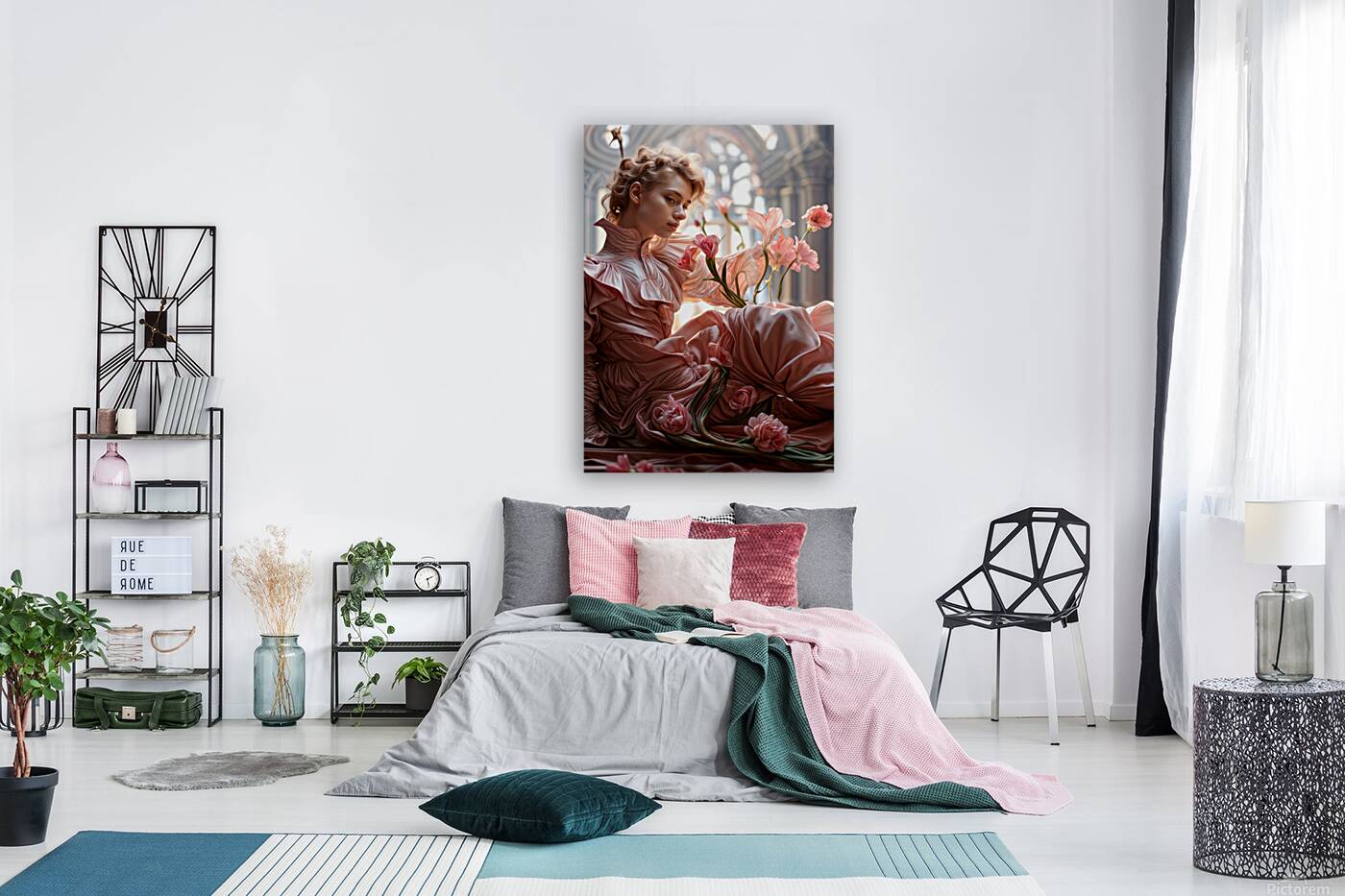Contemplative Repose Reproduction