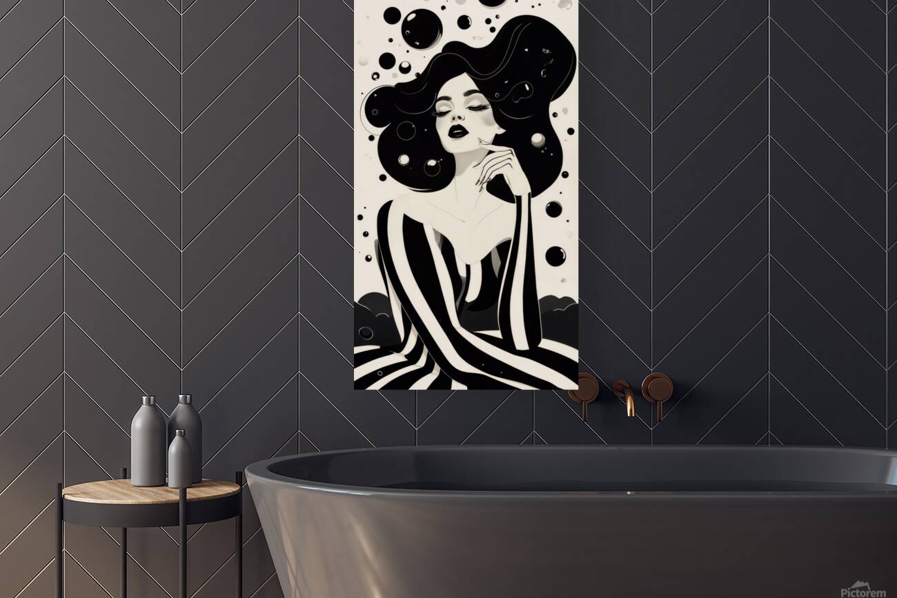  A Monochrome Muse Reproduction