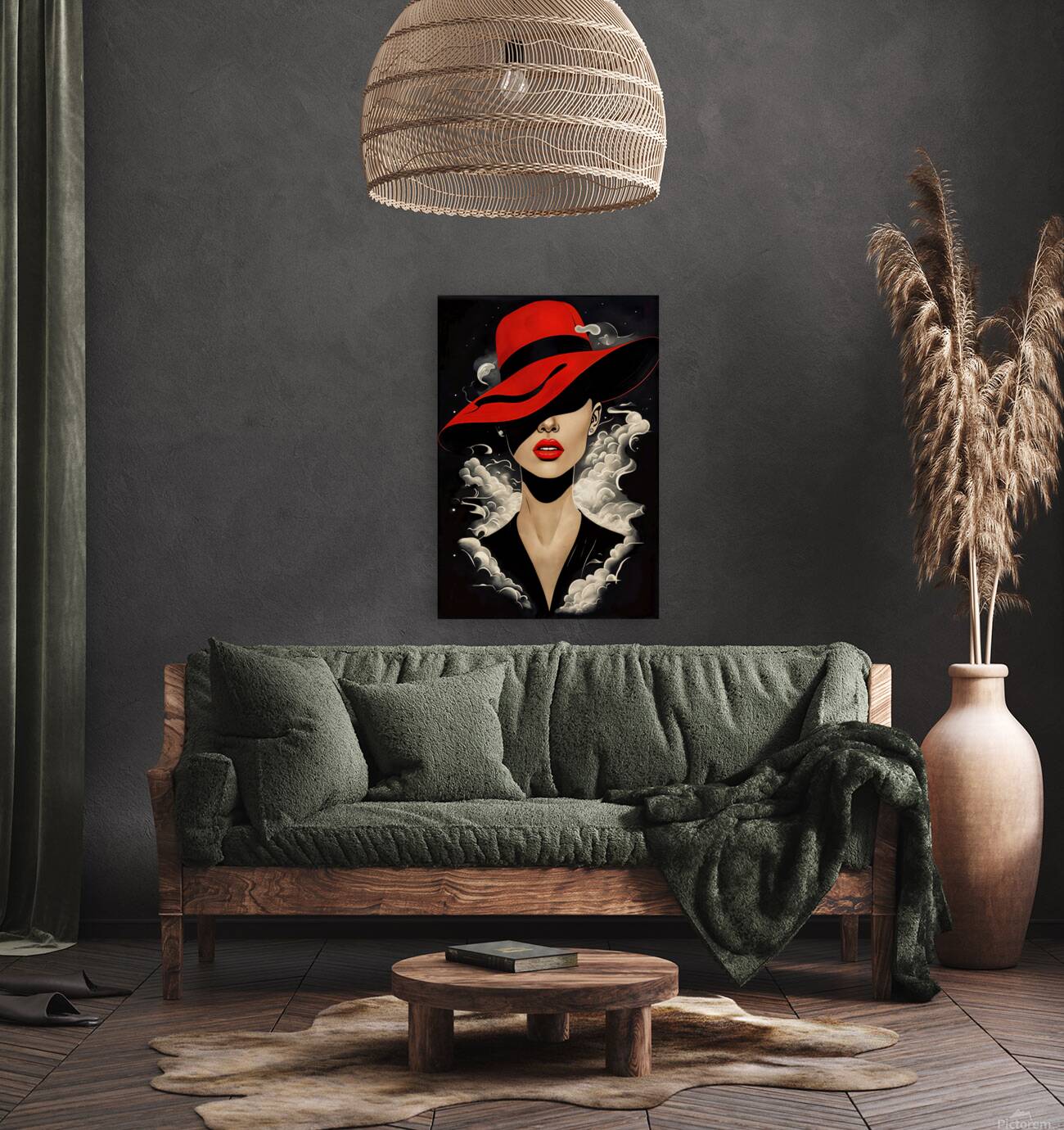  A Crimson Wave Reproduction