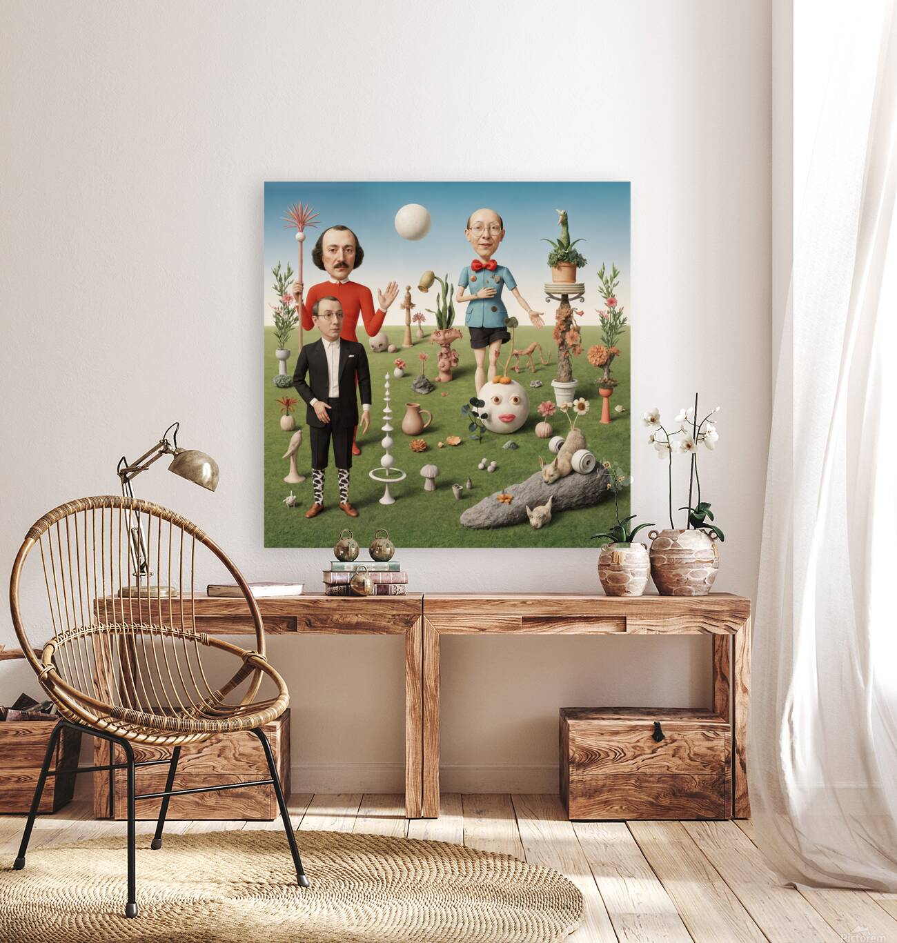 A Verdant Landscape  Reproduction