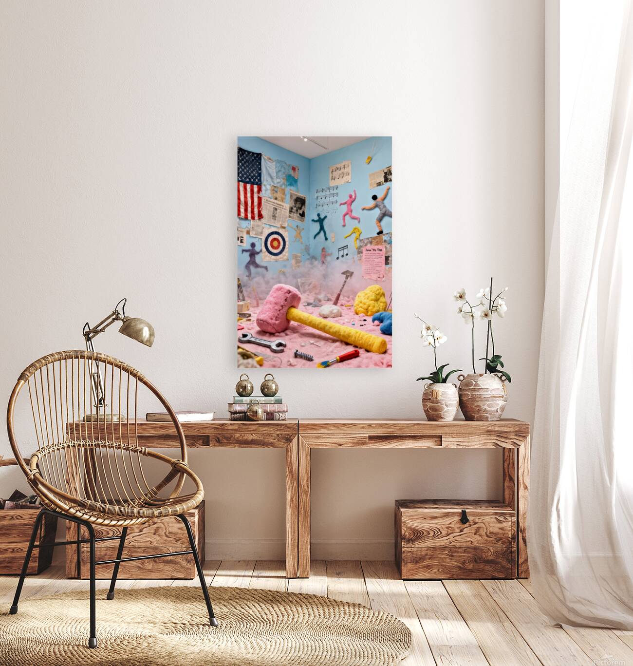 Flamboyant Clutter  Reproduction