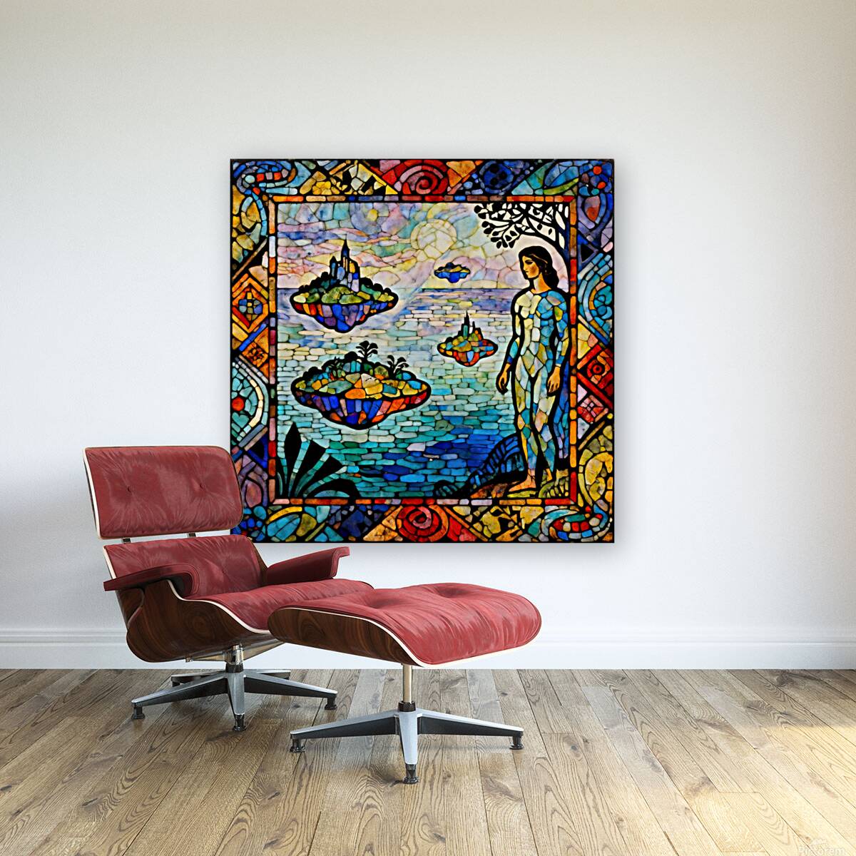Colored Glass  Reproduction