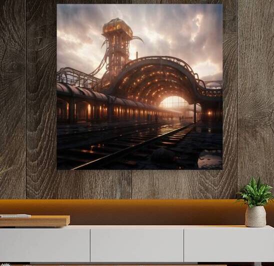 Futuristic Station  Reproduction