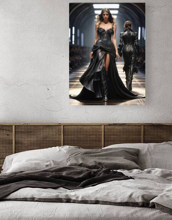 Daring Black Dress  by Aniima Illussiya