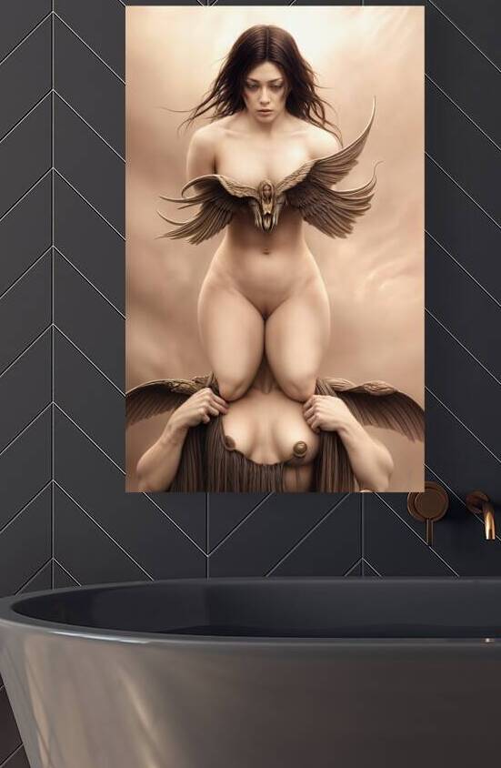 Human Canvas  Reproduction
