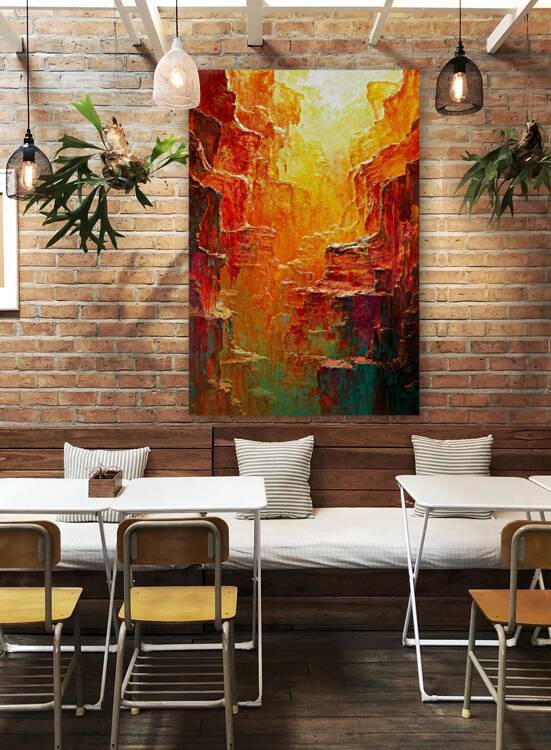 Abstracted Canyon  by Aniima Illussiya