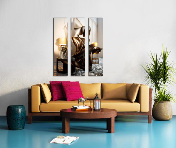 Redesigning Home   Split Canvas print