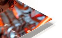 Orange Illumination  HD Metal print