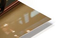 Brown Leather Finish  HD Metal print