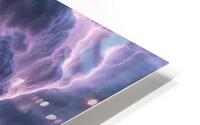  Purple Lightning HD Metal print
