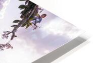  Silvery Rainfall HD Metal print