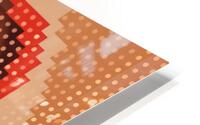  Brown Polka Dots HD Metal print