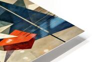 Diagonal Shadows  HD Metal print