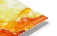 Abstracted Canyon  HD Metal print