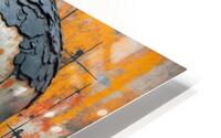 Grey and Rust  HD Metal print