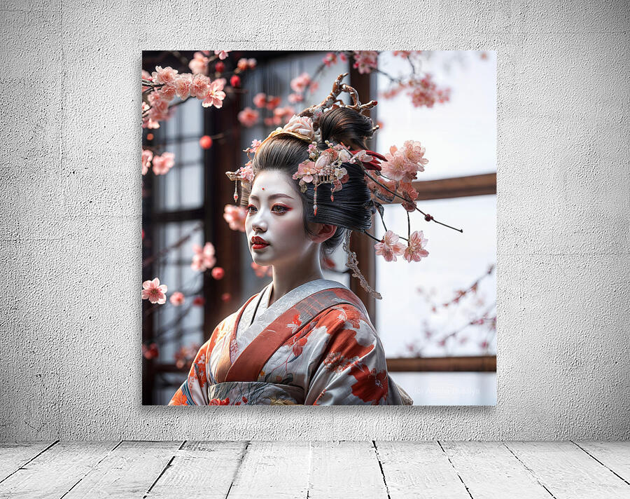  Traditional Geisha  Wall Preview