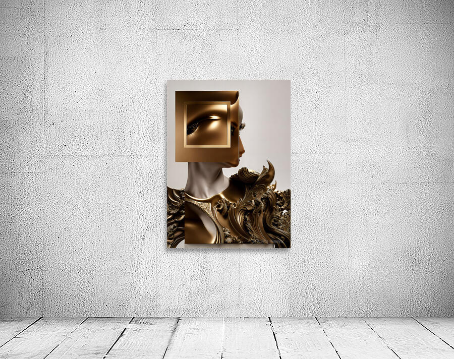  Golden Portrait  Wall Preview