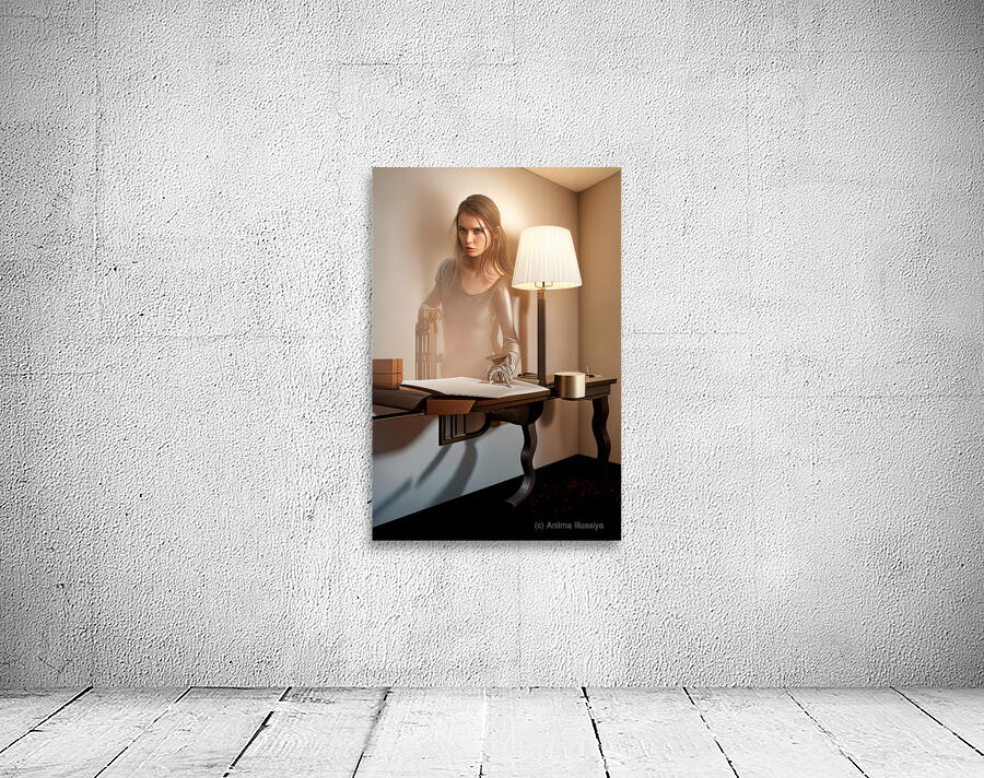  Office Scene  Wall Preview