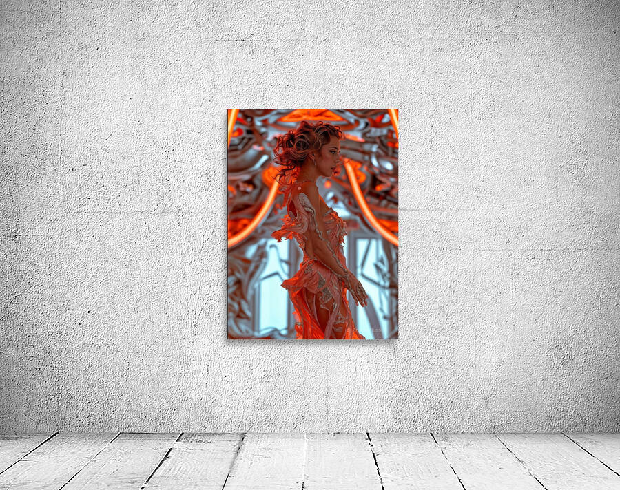 Orange Illumination  Wall Preview