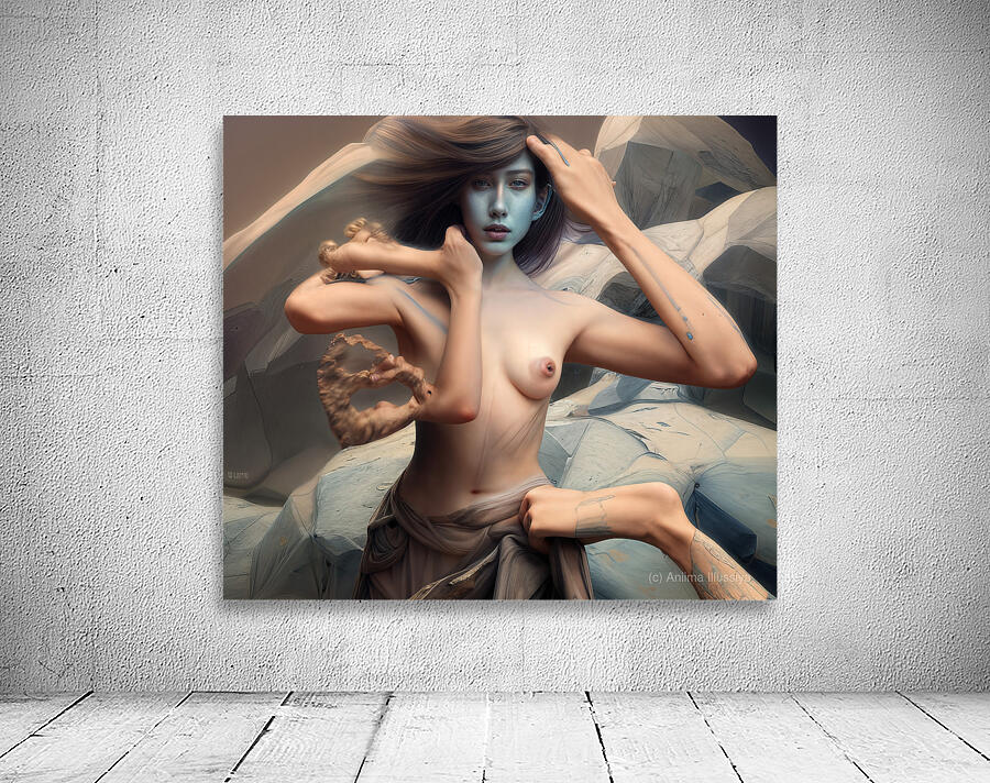 Bluish Skin  Wall Preview