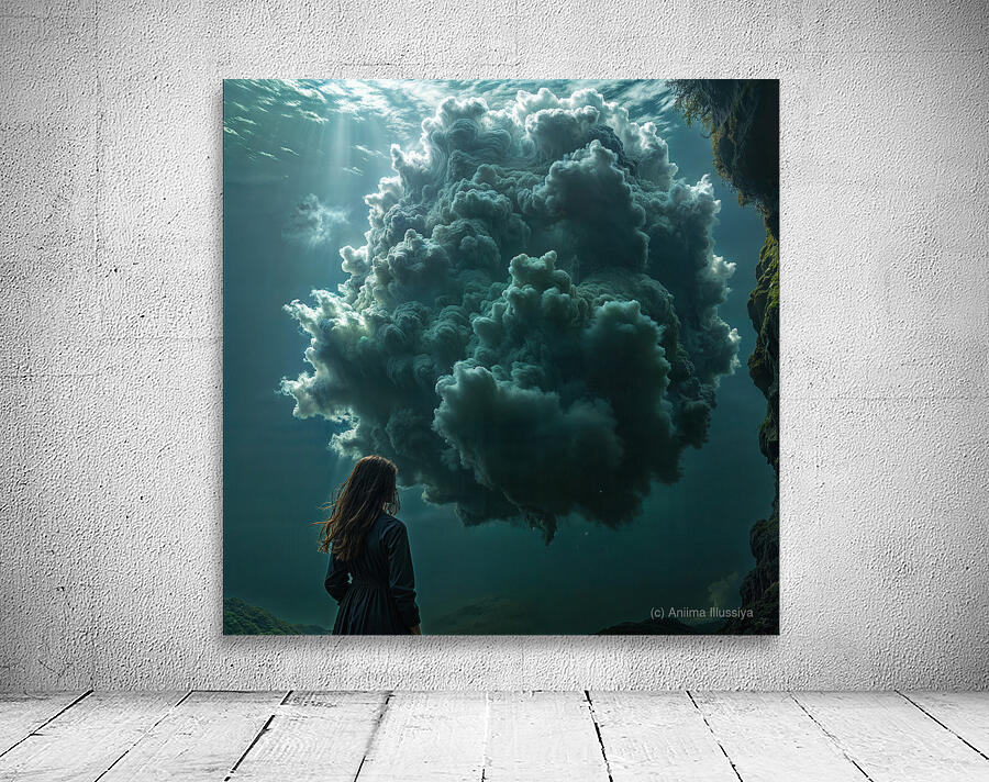 A Dark Ocean  Wall Preview