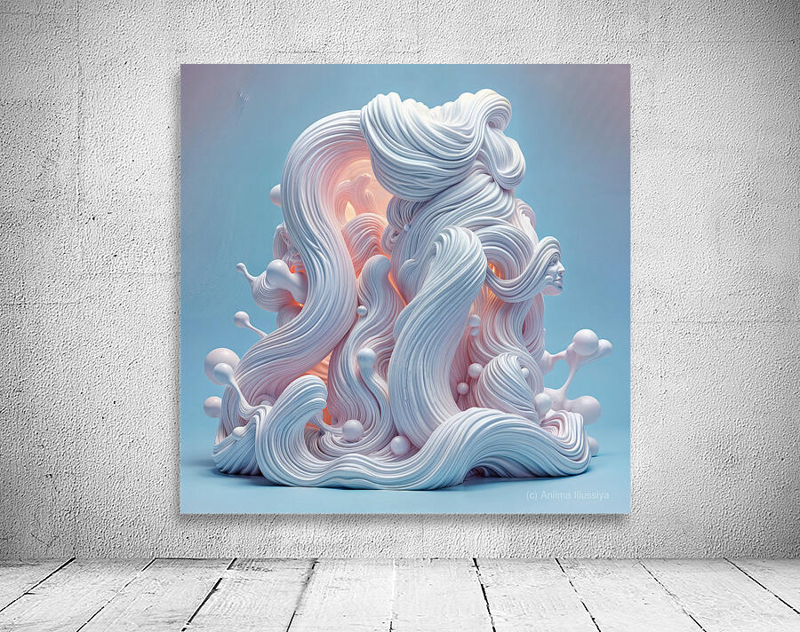 Fluid Elegance  Wall Preview