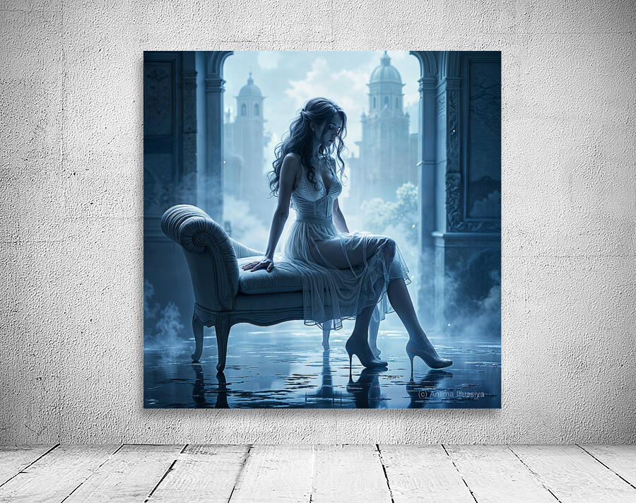 Cool Blue Tones  Wall Preview