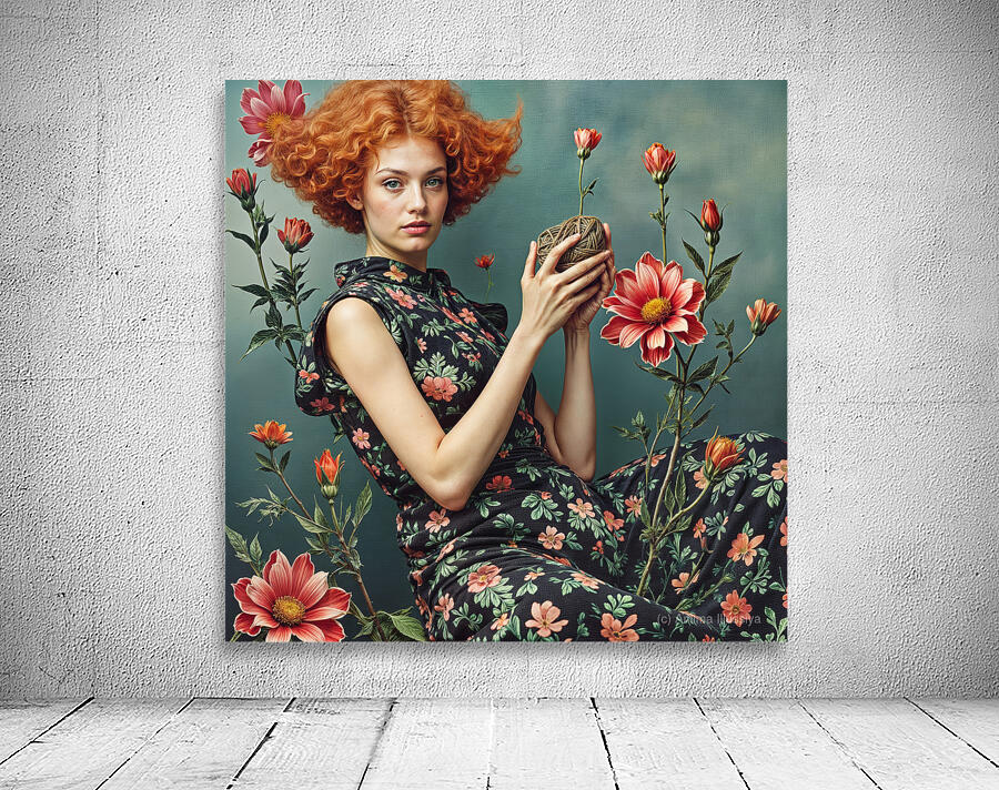  A Vibrant Garden  Wall Preview