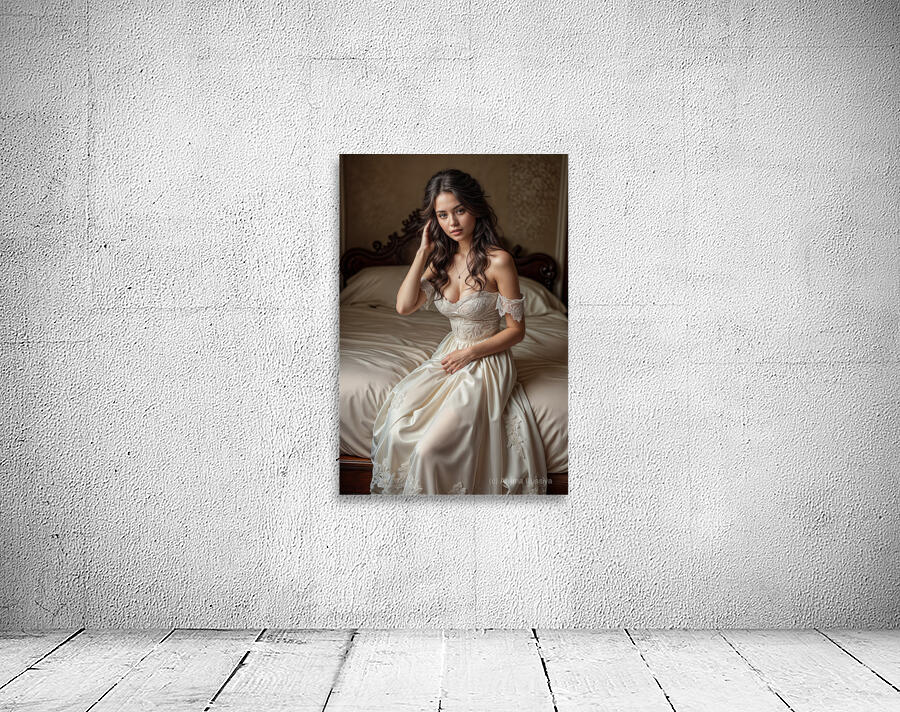 Soft Ivory Satin  Wall Preview