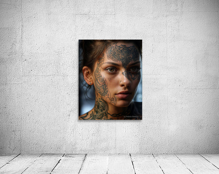 Face and Tattoos  Wall Preview