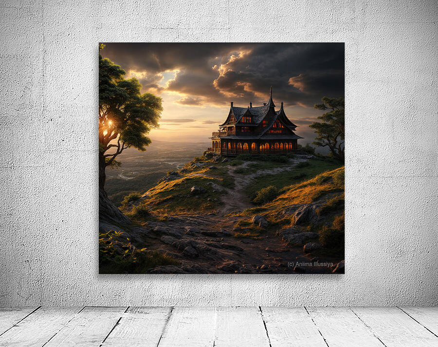 Dramatic Sunset  Wall Preview