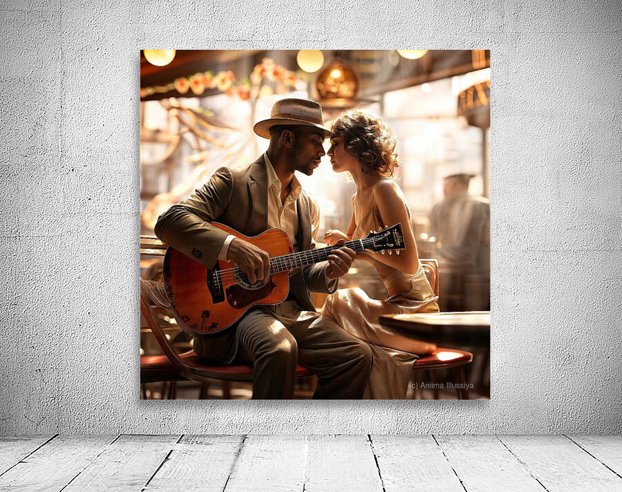A Vintage Cafe  Wall Preview