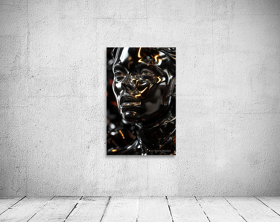 Obsidian Black Surface  Wall Preview