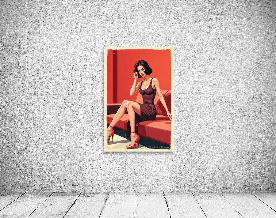  Bright Red Heels  Wall Preview
