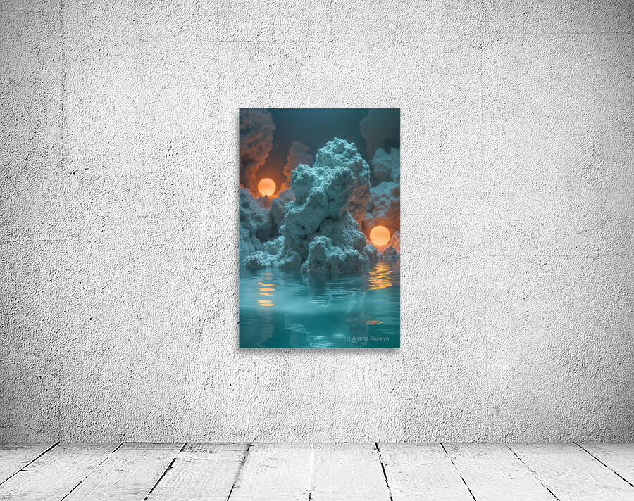 Fluffy Rock Formation  Wall Preview