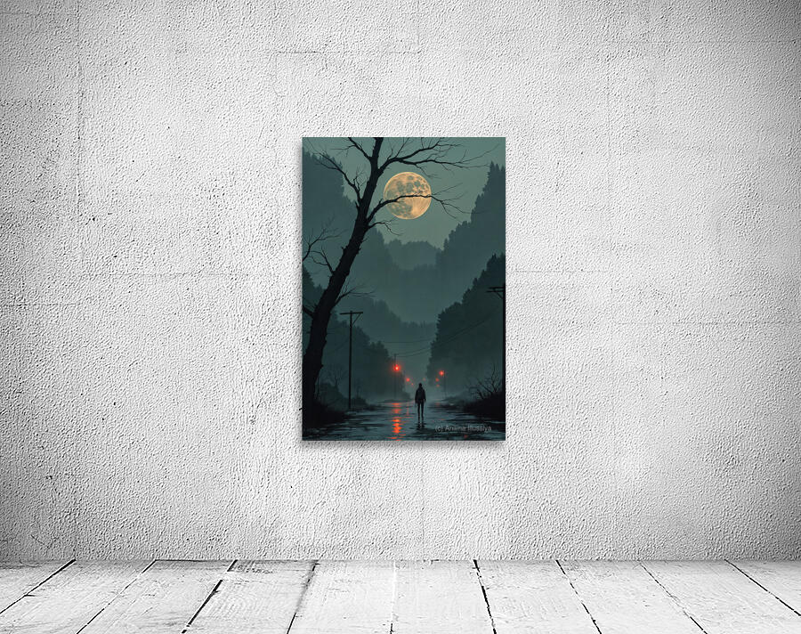  Deserted Road  Wall Preview