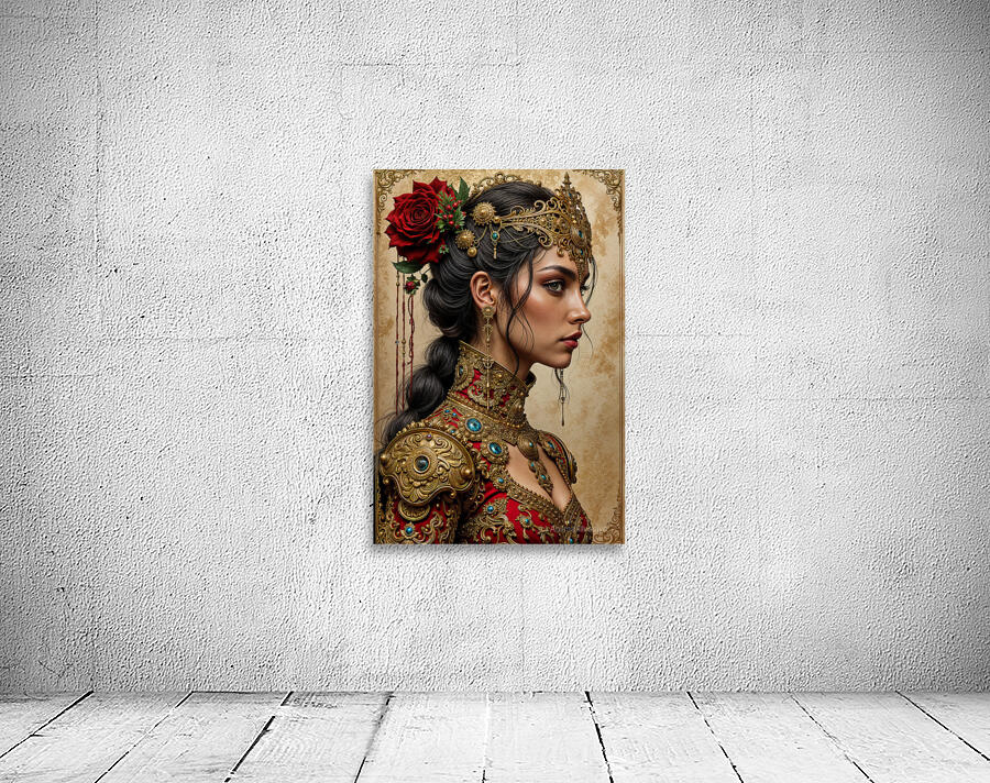 Dangling Gold Earrings  Wall Preview
