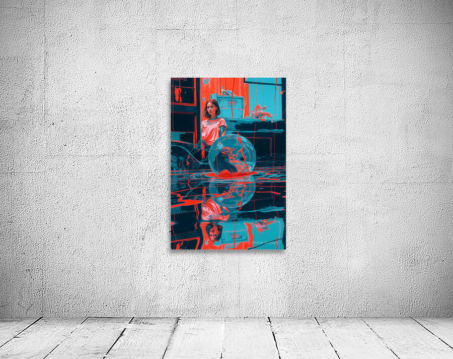  Distorted Reflection  Wall Preview