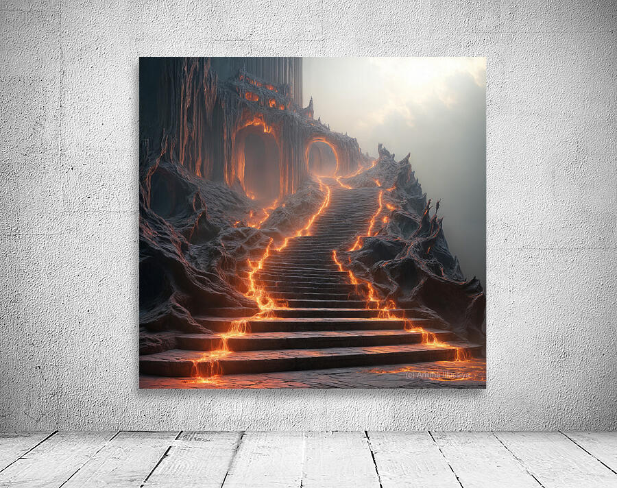  Blackened Rocks Wall Preview