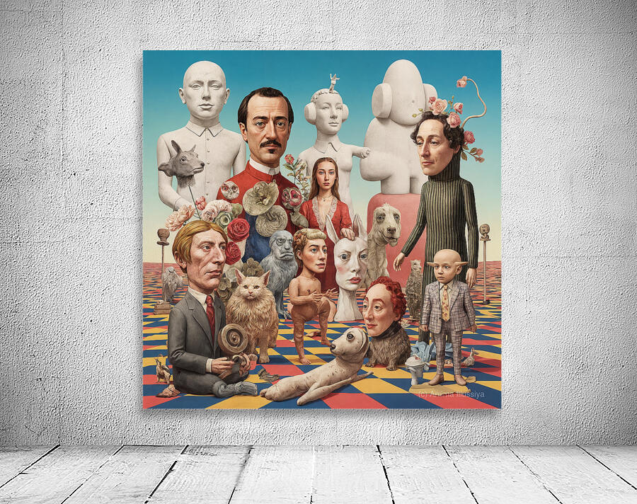 Eccentric Characters  Wall Preview