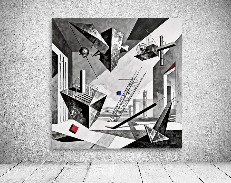 Grayscale Hall Wall Preview