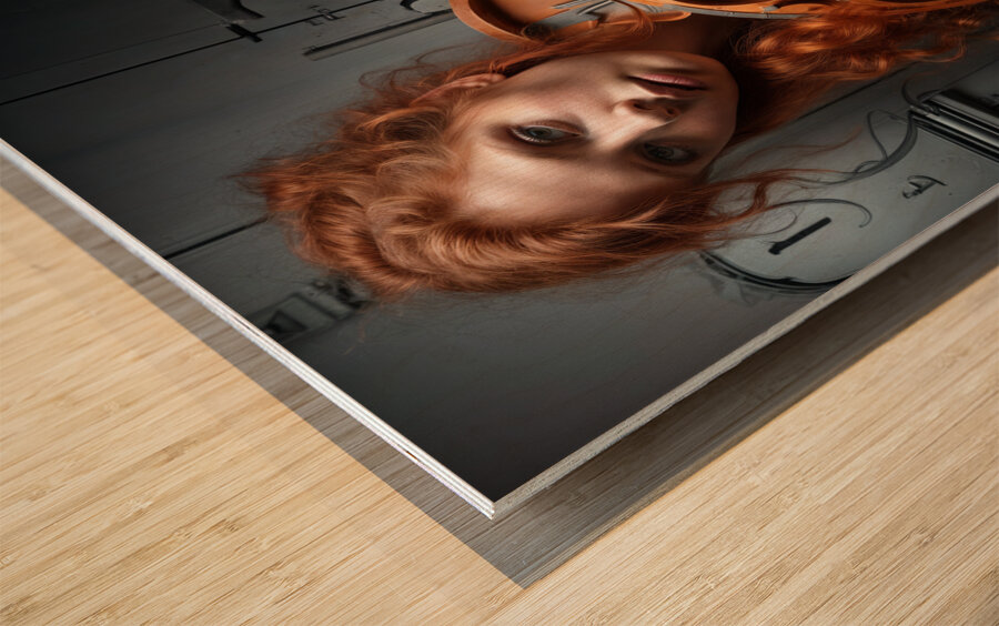  Surreal and Emotionally  Wood print