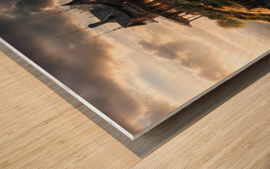  Earth Meets Sky  Wood print