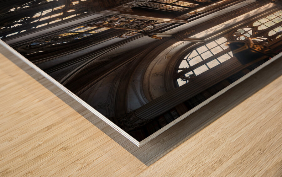  Testament to Knowledge  Wood print