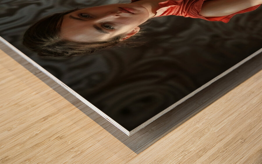 Sleeveless Dress  Wood print