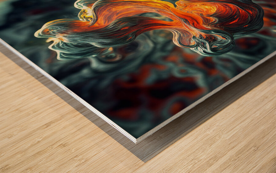 Edges of Perception  Wood print